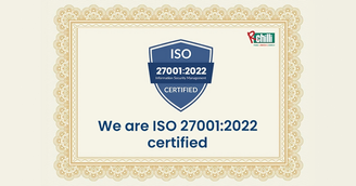 banner image for: RChilli is ISO 27001:2022 Certified