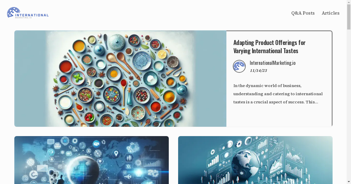 banner image for: InternationalMarketing.io est lancé : une plateforme définitive pour les passionnés de marketing mondial.