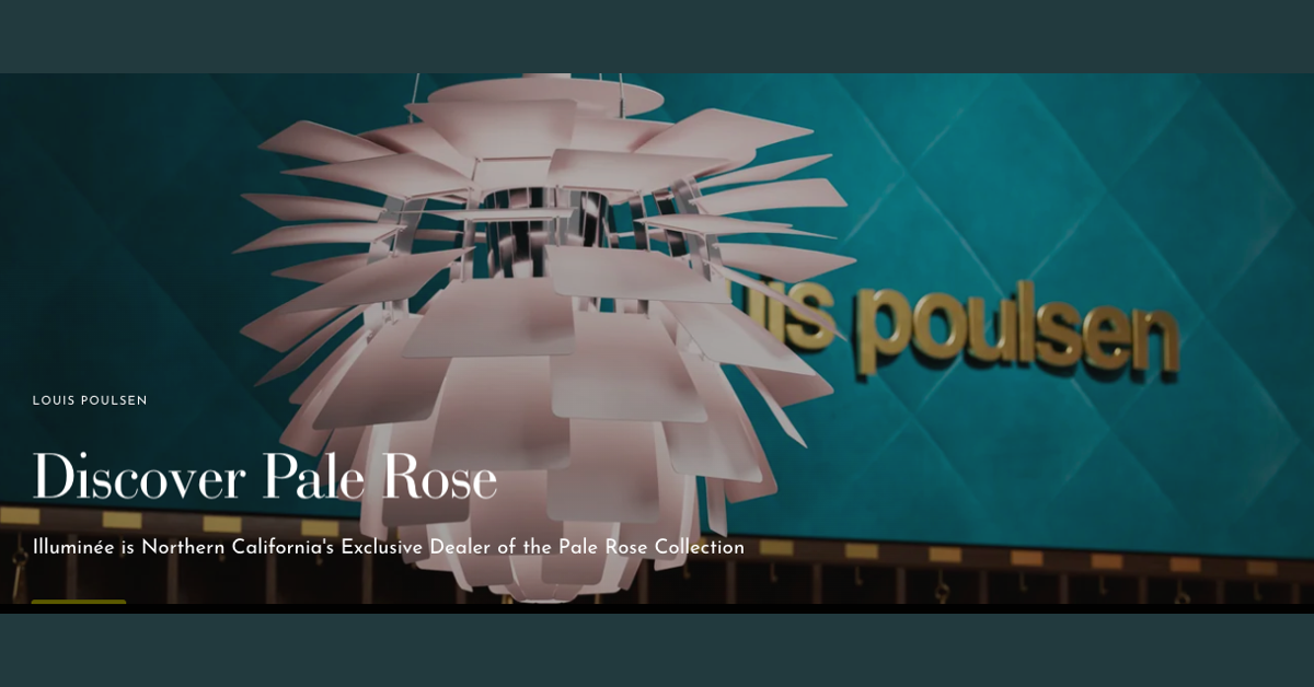 banner image for: Illuminée Inc. colabora con Louis Poulsen para exhibir la Colección Pale Rose.