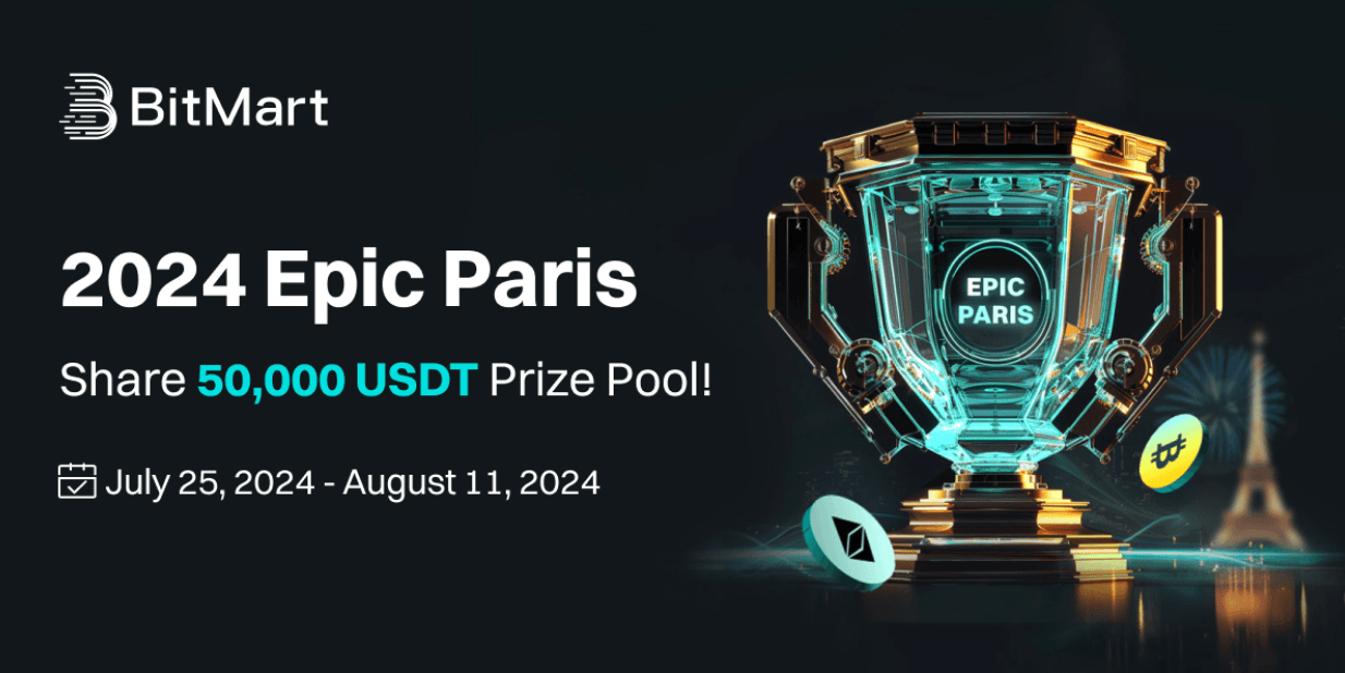 BitMart Launches Olympic-Themed Crypto Trading Campaign with 50,000 USDT Prize Pool