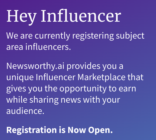 banner image for: Newsworthy.ai Redefines What it Means to Be an Influencer
