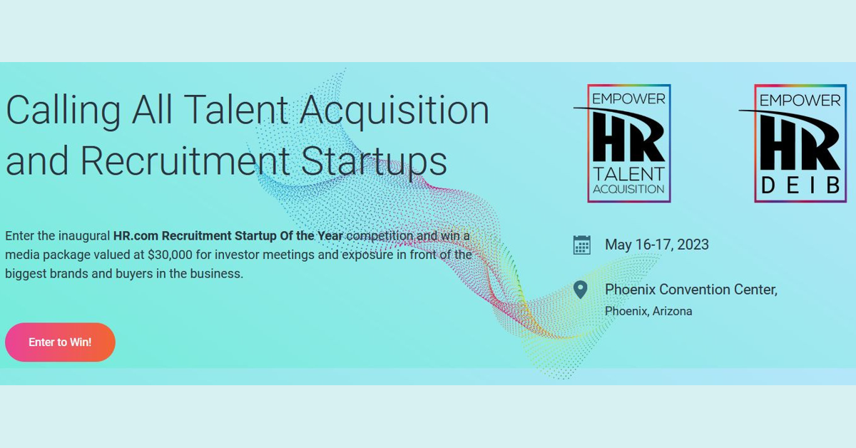 banner image for: HR.com anuncia una competencia de tecnología de startups para mostrar las innovaciones más nuevas y populares para el espacio de reclutamiento.