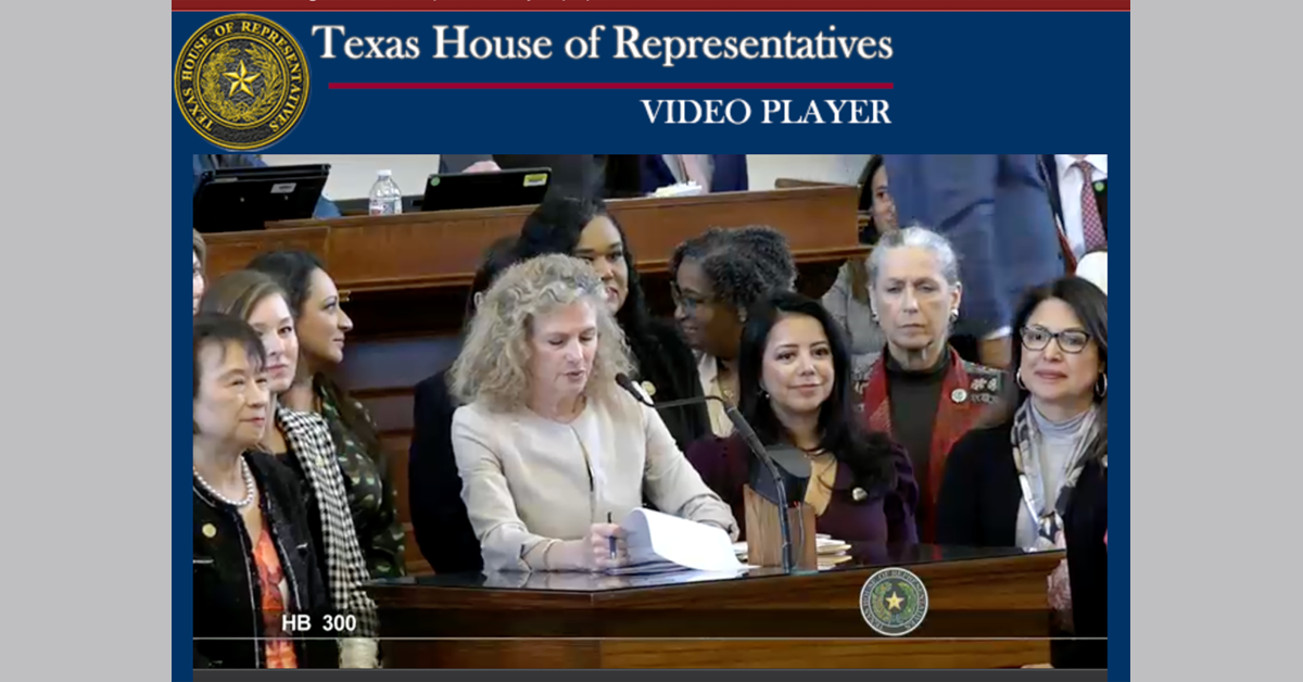 banner image for: La Chambre des représentants du Texas adopte un projet de loi pour mettre fin à la "taxe archaïque" sur les tampons.