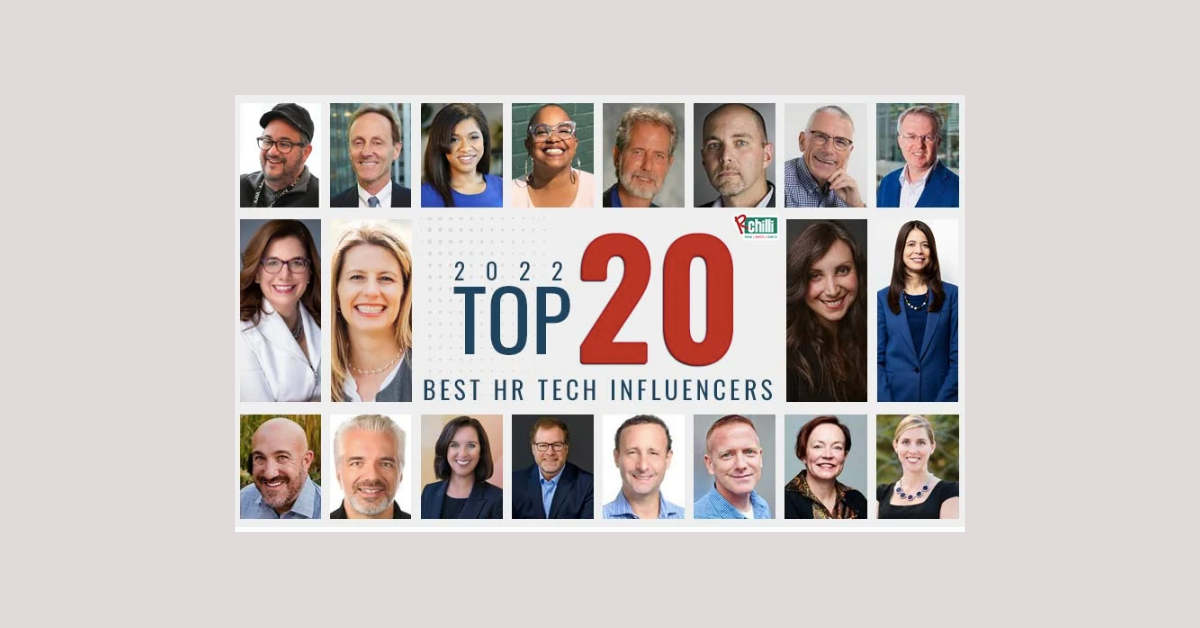 banner image for: Les 20 meilleurs influenceurs en technologie RH de 2022.