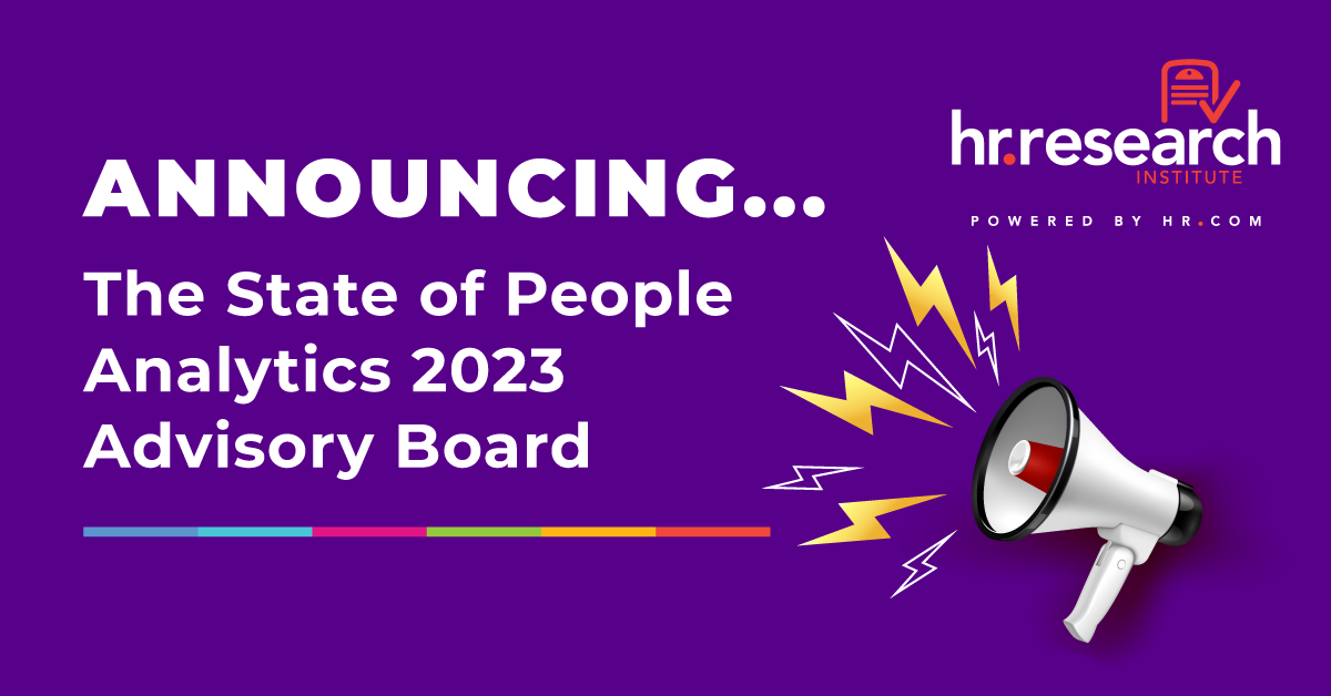 banner image for: HR.com annonce la création du comité consultatif de l'état de l'analyse des personnes en 2023.