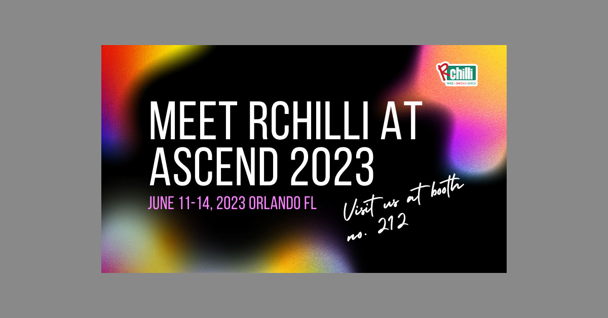 banner image for: RChilli exposera à l'Ascend 2023, à Orlando, en Floride.