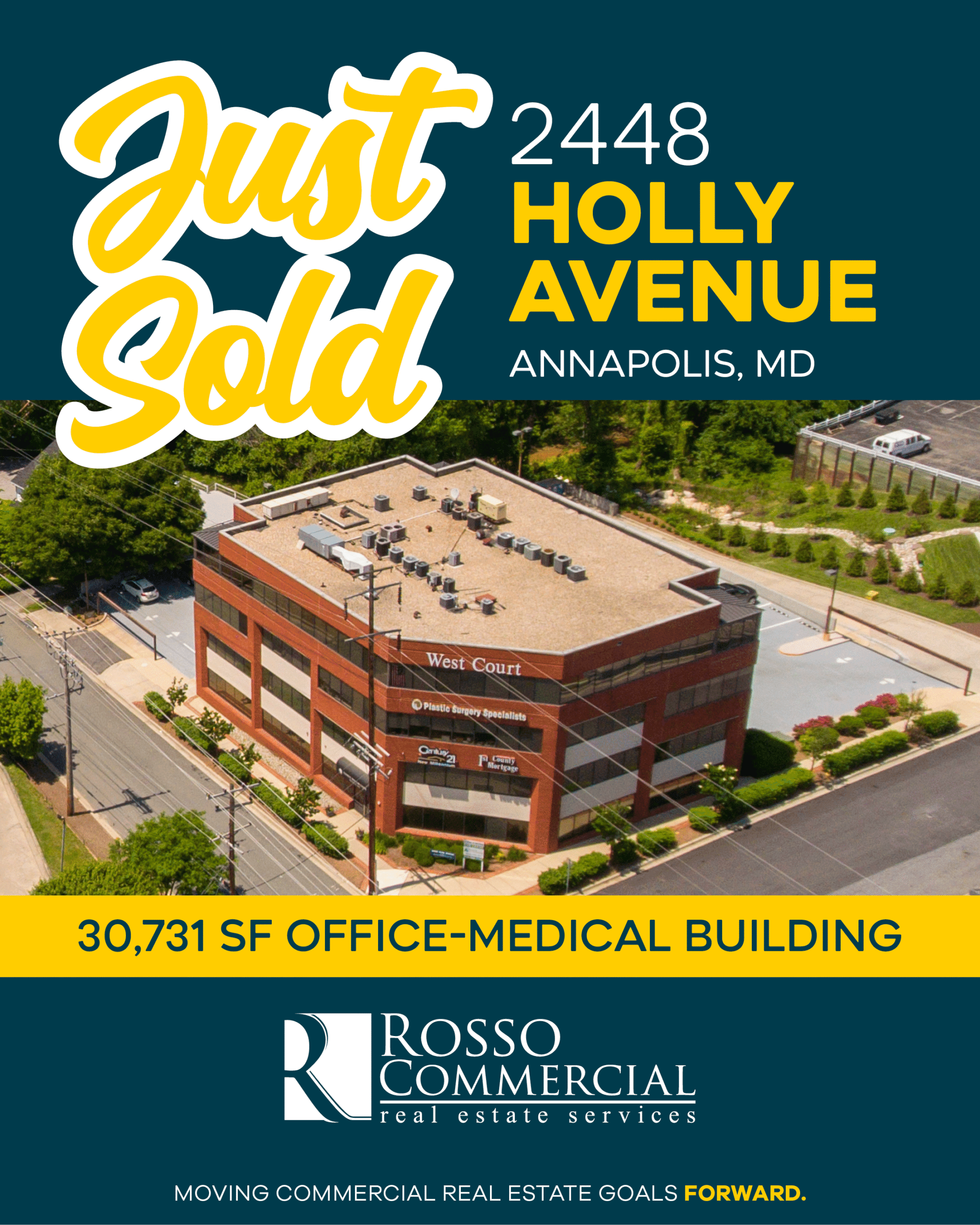 Rosso Commercial Real Estate Facilitates $3.7M Sale of Annapolis Medical-Office Building