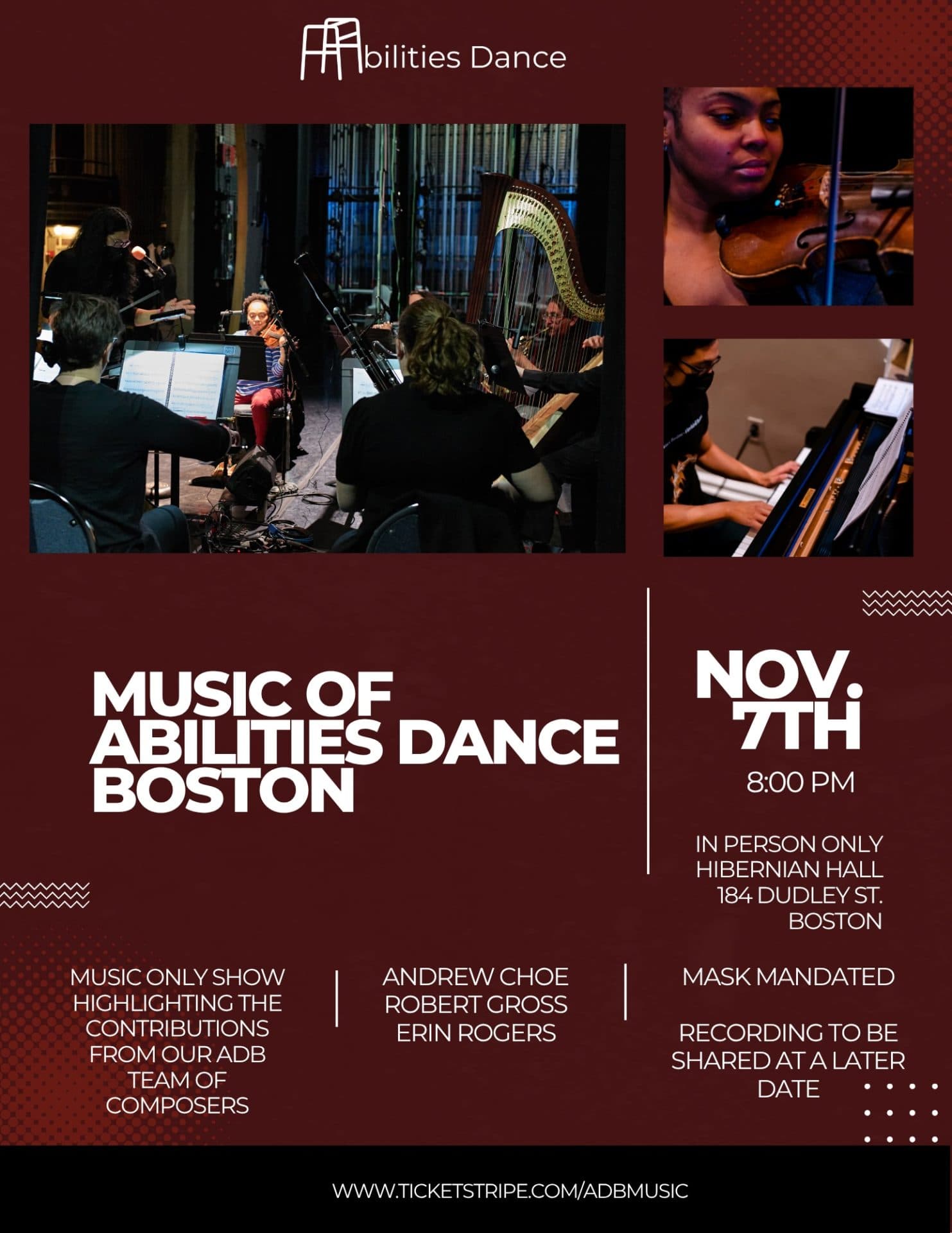 Abilities Dance Boston to Present Original Music in Concert Celebrating Disability Arts