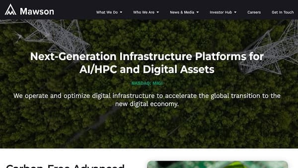 Mawson Infrastructure Group Provides Corporate Update on Nasdaq Compliance and Operations