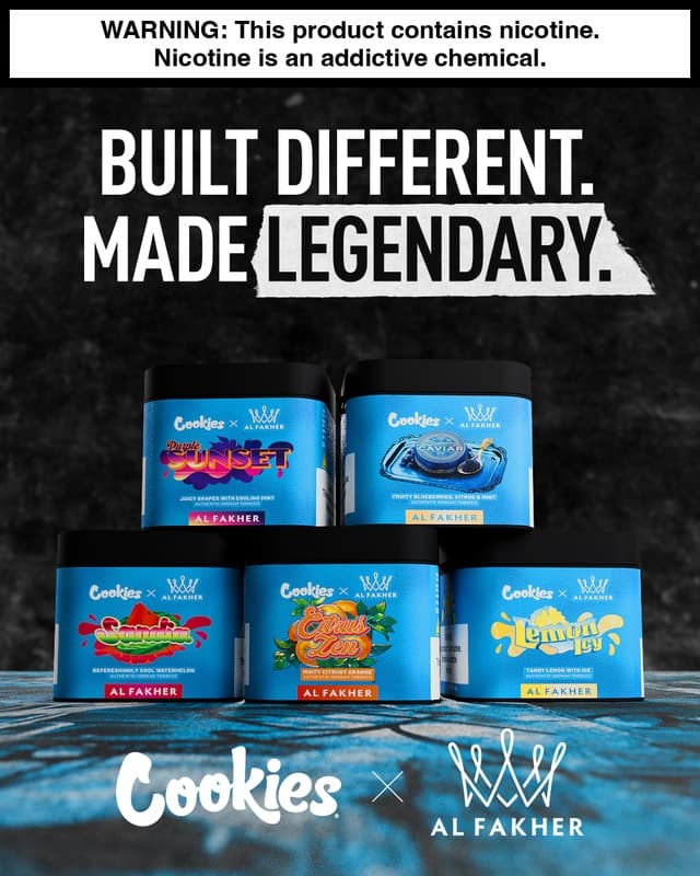 Al Fakher and Cookies Collaborate to Introduce Innovative Hookah Flavors