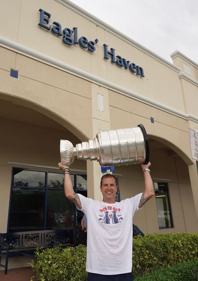 Stanley Cup Visit to Eagles' Haven Wellness Center Brings Hope to Stoneman Douglas Community