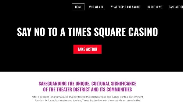 Broadway Theaters and Community Rally Against Proposed Times Square Casino