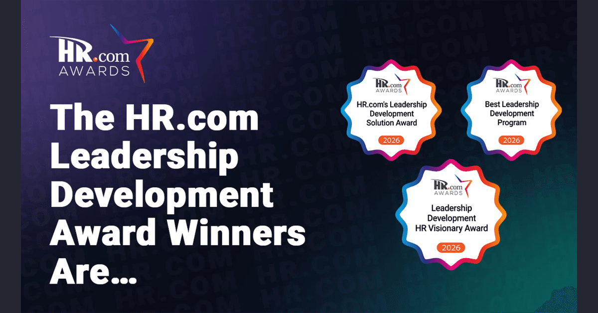 HR.com Recognizes 2026 Leadership Development Award Winners for Innovative Approaches to Cultivating Future Leaders