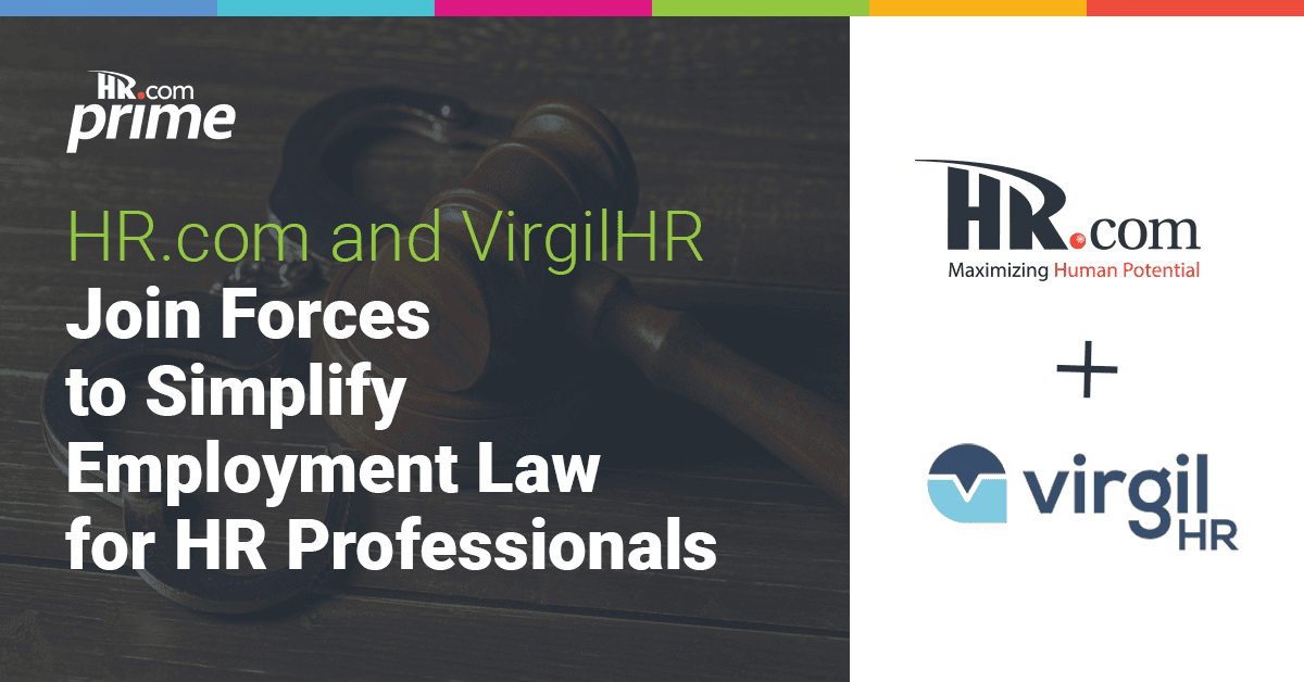 HR.com Partners with VirgilHR to Enhance Prime Memberships with Compliance Technology