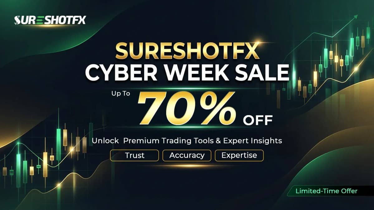 SureShotFX Cyber Week Offers Up to 70% Discount on VIP Trading Signal Plans