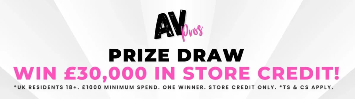 AV Pros Launches £30,000 Store Credit Prize Draw for High-Spending Customers