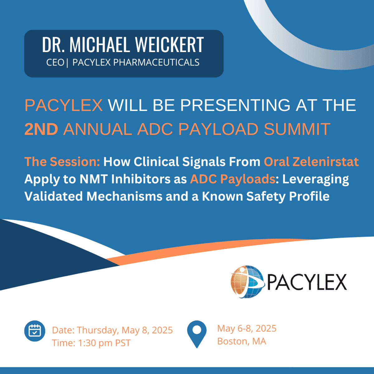 Pacylex Pharmaceuticals Explores N-myristoyltransferase Inhibitors as Promising ADC Payloads for Cancer Treatment