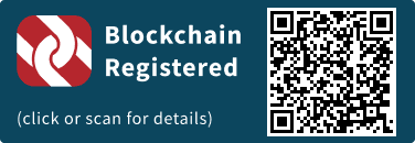 QrCode for Blockchain Registration Graphic