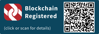 QrCode for Blockchain Registration Graphic