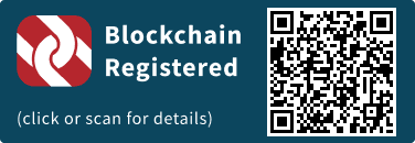 QrCode for Blockchain Registration Graphic