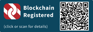 QrCode for Blockchain Registration Graphic