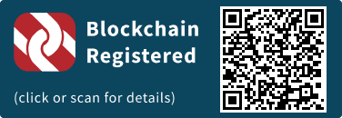 QrCode for Blockchain Registration Graphic