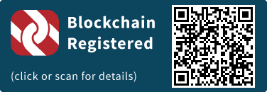 QrCode for Blockchain Registration Graphic