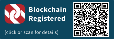QrCode for Blockchain Registration Graphic