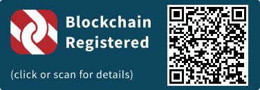 QrCode for Blockchain Registration Graphic
