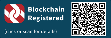 QrCode for Blockchain Registration Graphic