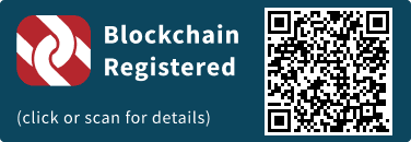 QrCode for Blockchain Registration Graphic