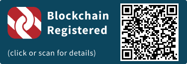 QrCode for Blockchain Registration Graphic