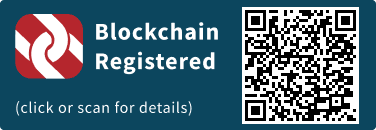 QrCode for Blockchain Registration Graphic