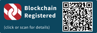 QrCode for Blockchain Registration Graphic