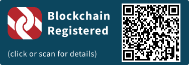 QrCode for Blockchain Registration Graphic