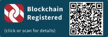QrCode for Blockchain Registration Graphic