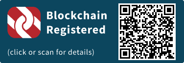 QrCode for Blockchain Registration Graphic