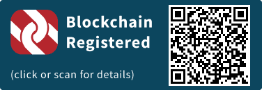 QrCode for Blockchain Registration Graphic