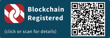 QrCode for Blockchain Registration Graphic