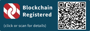 QrCode for Blockchain Registration Graphic