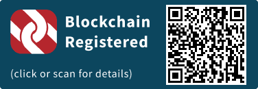QrCode for Blockchain Registration Graphic