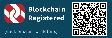QrCode for Blockchain Registration Graphic