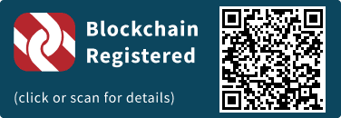 QrCode for Blockchain Registration Graphic