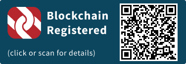 QrCode for Blockchain Registration Graphic