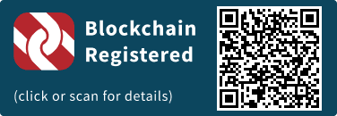 QrCode for Blockchain Registration Graphic