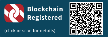 QrCode for Blockchain Registration Graphic