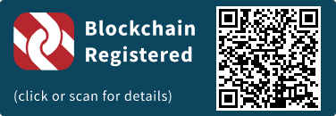 QrCode for Blockchain Registration Graphic