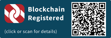 QrCode for Blockchain Registration Graphic