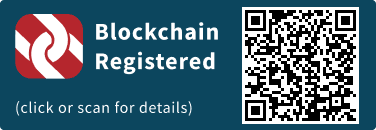 QrCode for Blockchain Registration Graphic