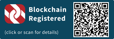 QrCode for Blockchain Registration Graphic